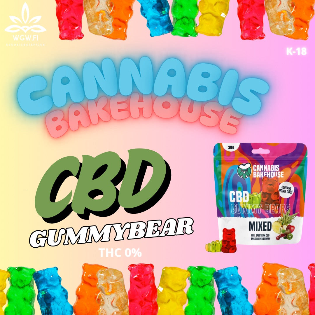 C-BAKEHOUSE - GUMMY BEARS, 90mg CBD