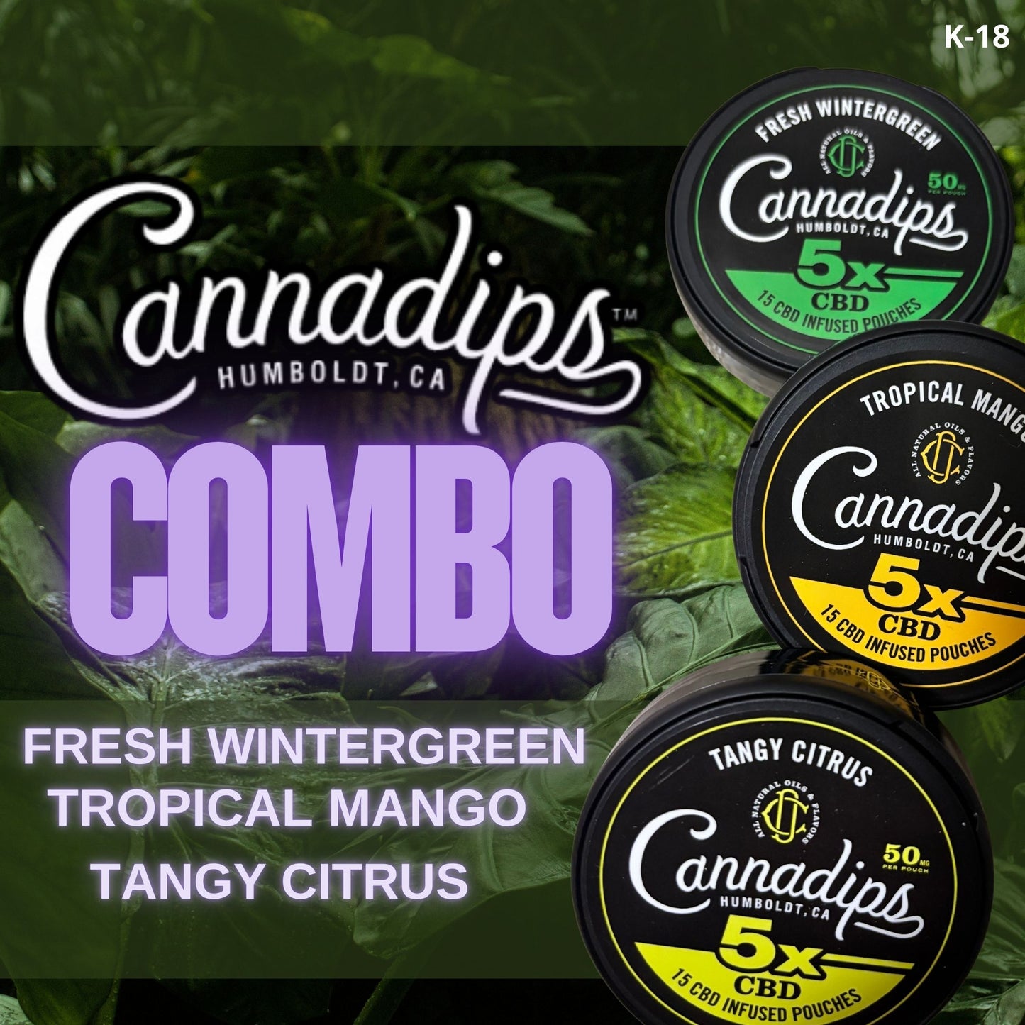 CANNADIPS MIX 3x50mg