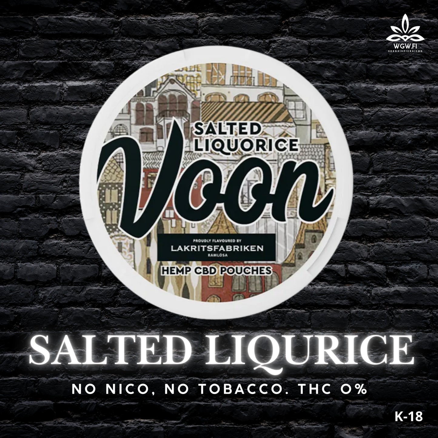SALTED LIQURICE, 20mg