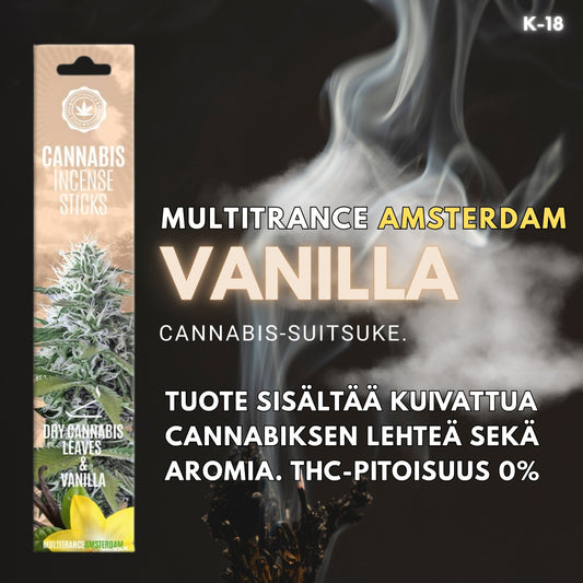 Cannabis-suitsuke, vanilia.