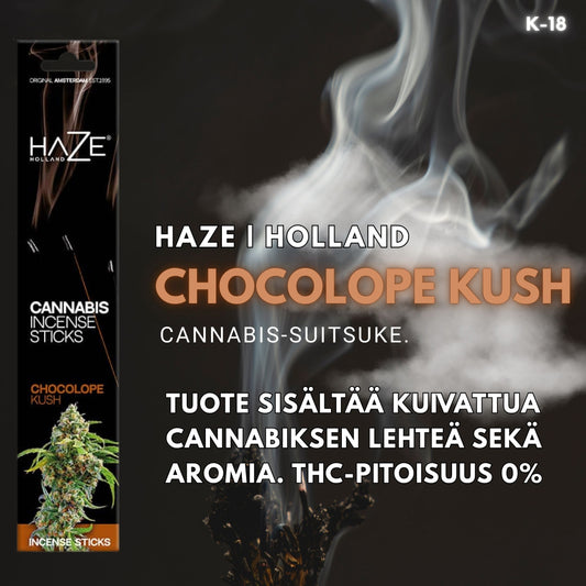 HAZE -Cannabis-suitsuke, suklaa.