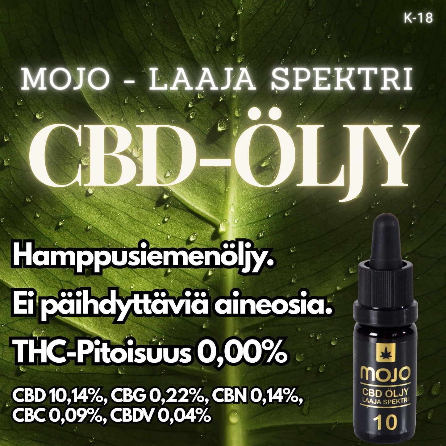 MOJO - CBD-Öljy, 10ml