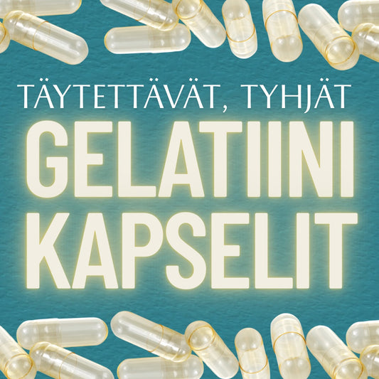 TÄYTETTÄVÄT GELATIINIKAPSELIT