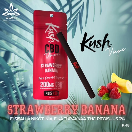 KUSH CBD-VAPE - Strawberry Banana 200mg2