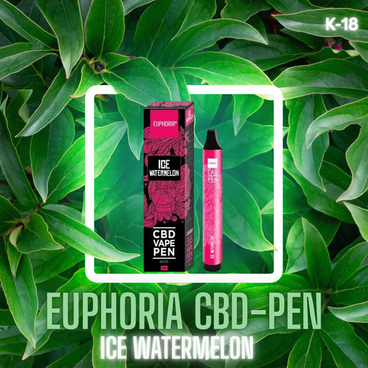 EUPHORIA - CBD-VAPE -Vesimelooni