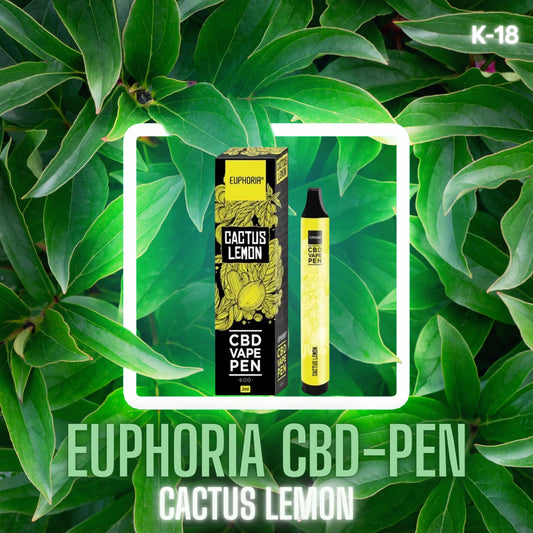 EUPHORIA - CBD-VAPE -Cactus Lemon