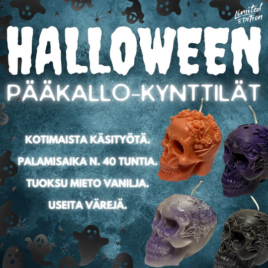 KL- PÄÄKALLO KYNTTILLÄ, useita värejä