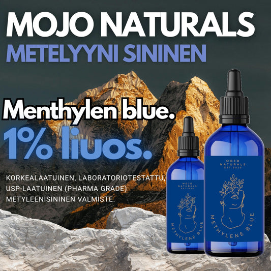 MOJO - Metyleenisininen 1%, 30ml / 100ml