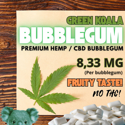 GREEN KOALA -Bubblegum, Hedelmä, 8,33mg
